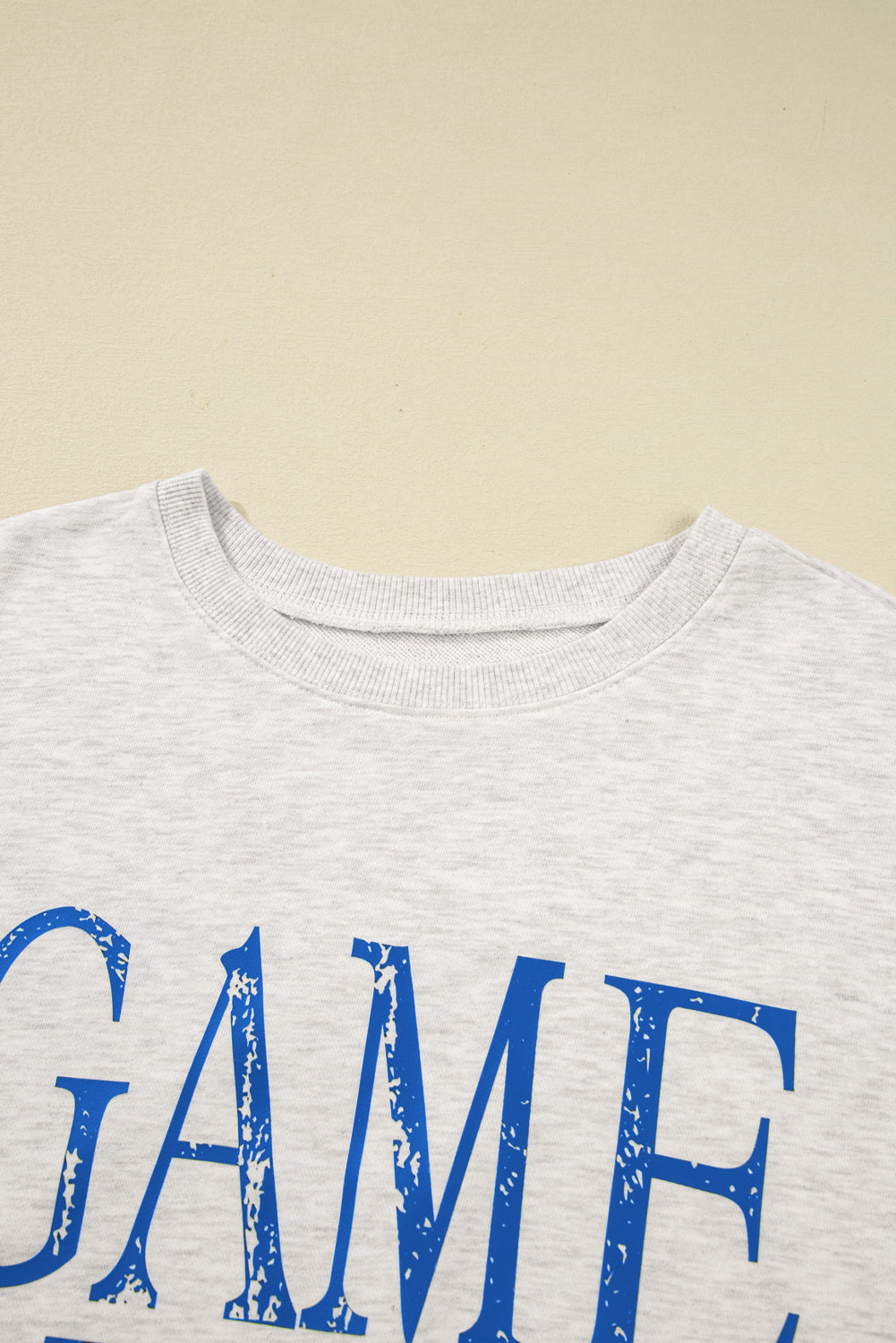 Black GAME DAY Vintage Washed Baggy Sweatshirt
