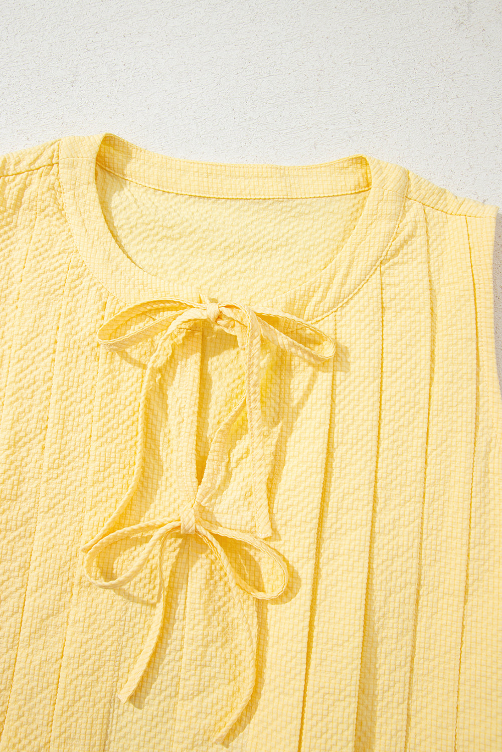 Yellow Sleeveless Top