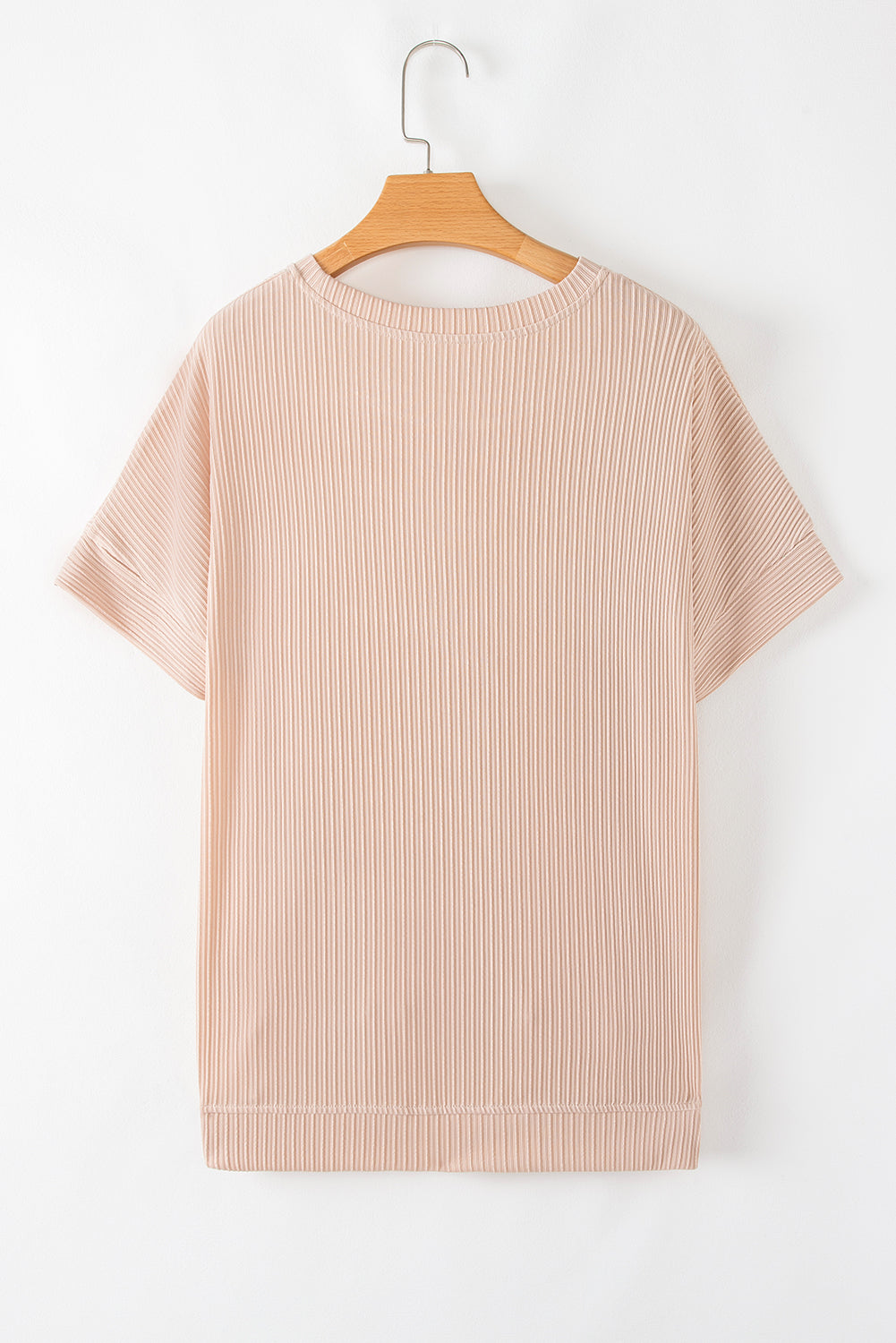 Jet Stream Side Slits Short Sleeve Top