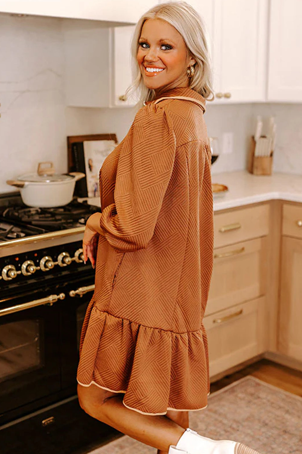 Desert Gold Mini Dress
