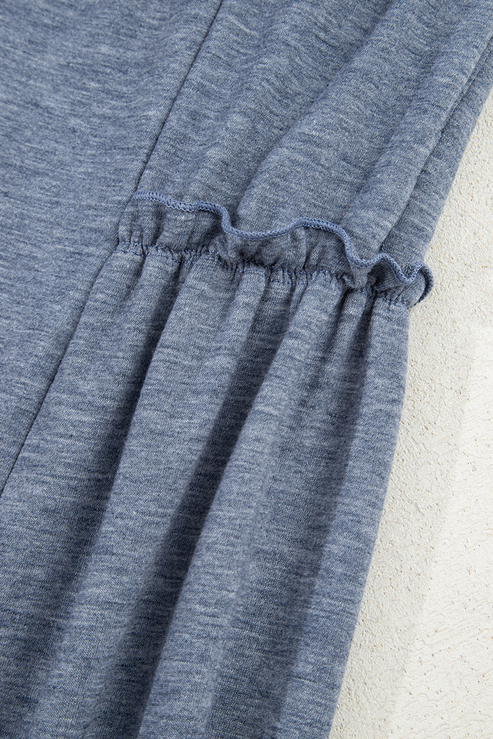 High-rise Frill Detail Wide Leg Loose Pants