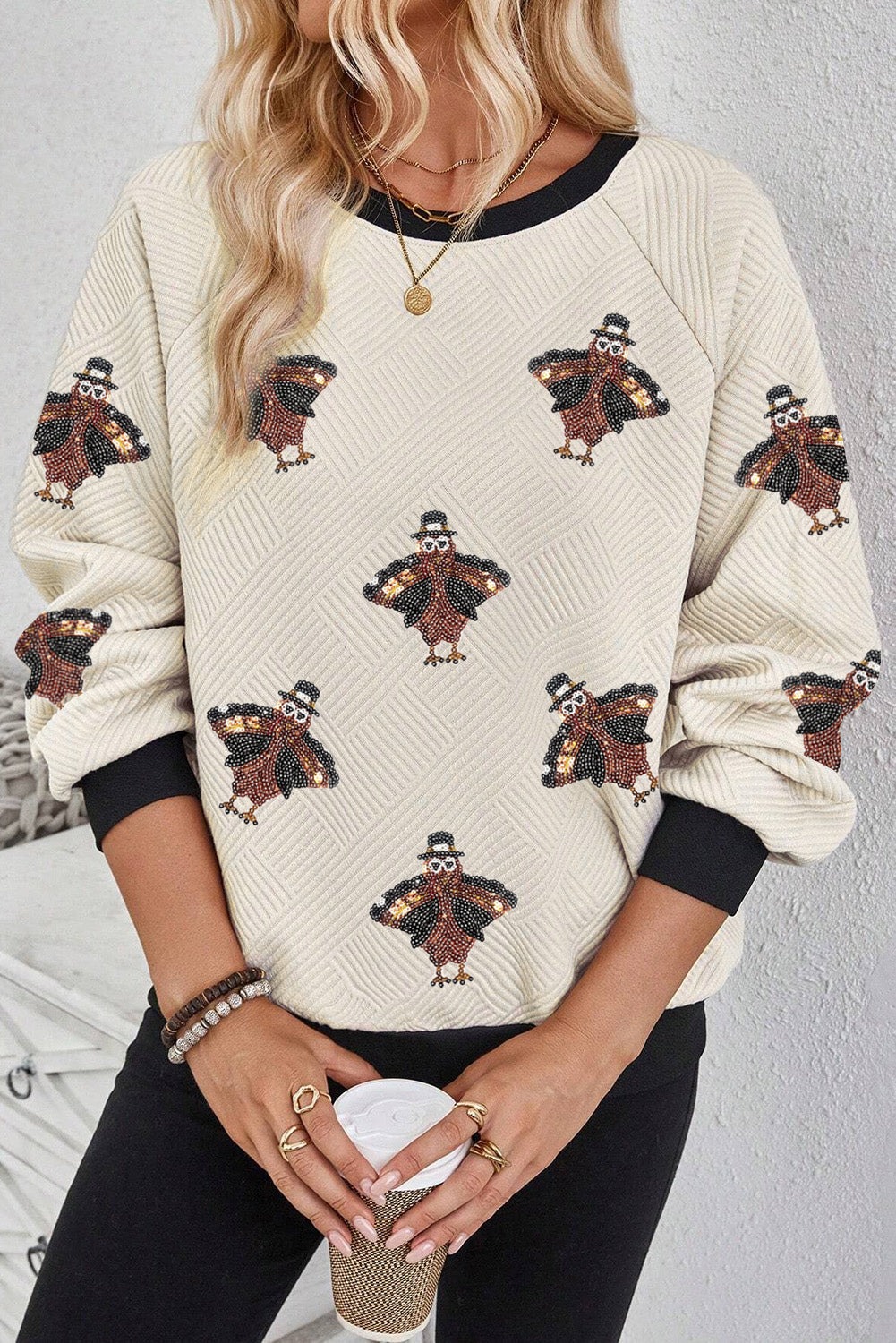 Turkey Graphic Sweatshirt