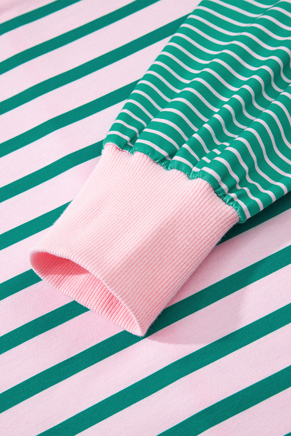 Green Stripe Sweatshirt