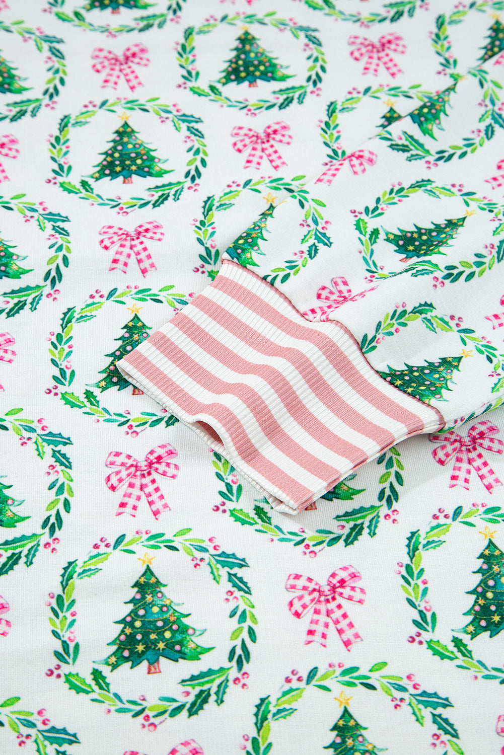 Christmas Tree Print 2pcs Lounge Set
