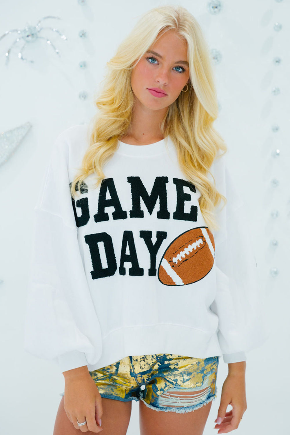 Black GAME DAY Pullover Sweatshirt