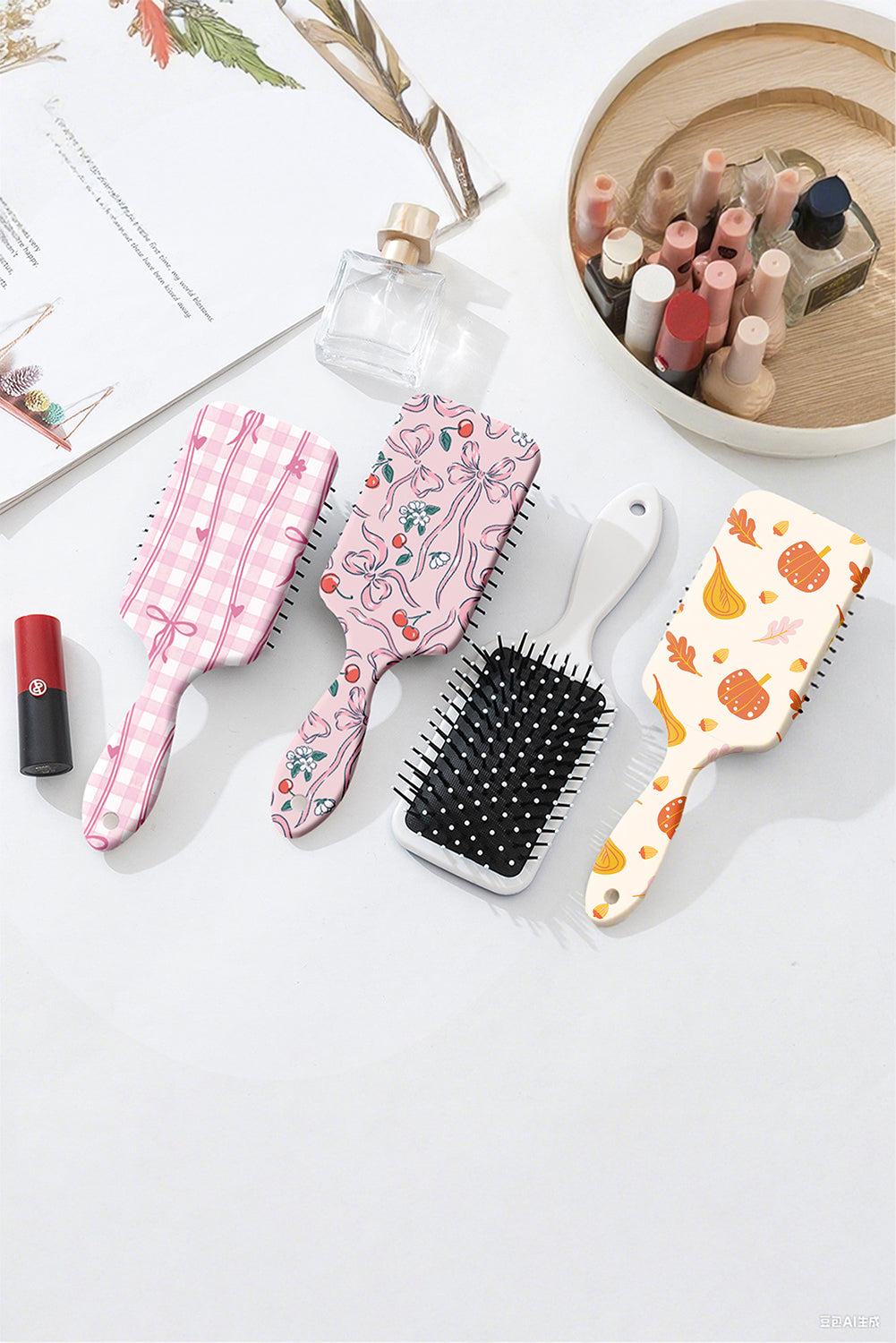 Grapefruit Orange Pumpkin Fall Vibe Cushion Comb