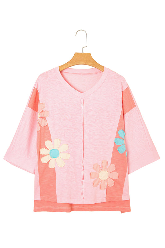 Pink Flower Top