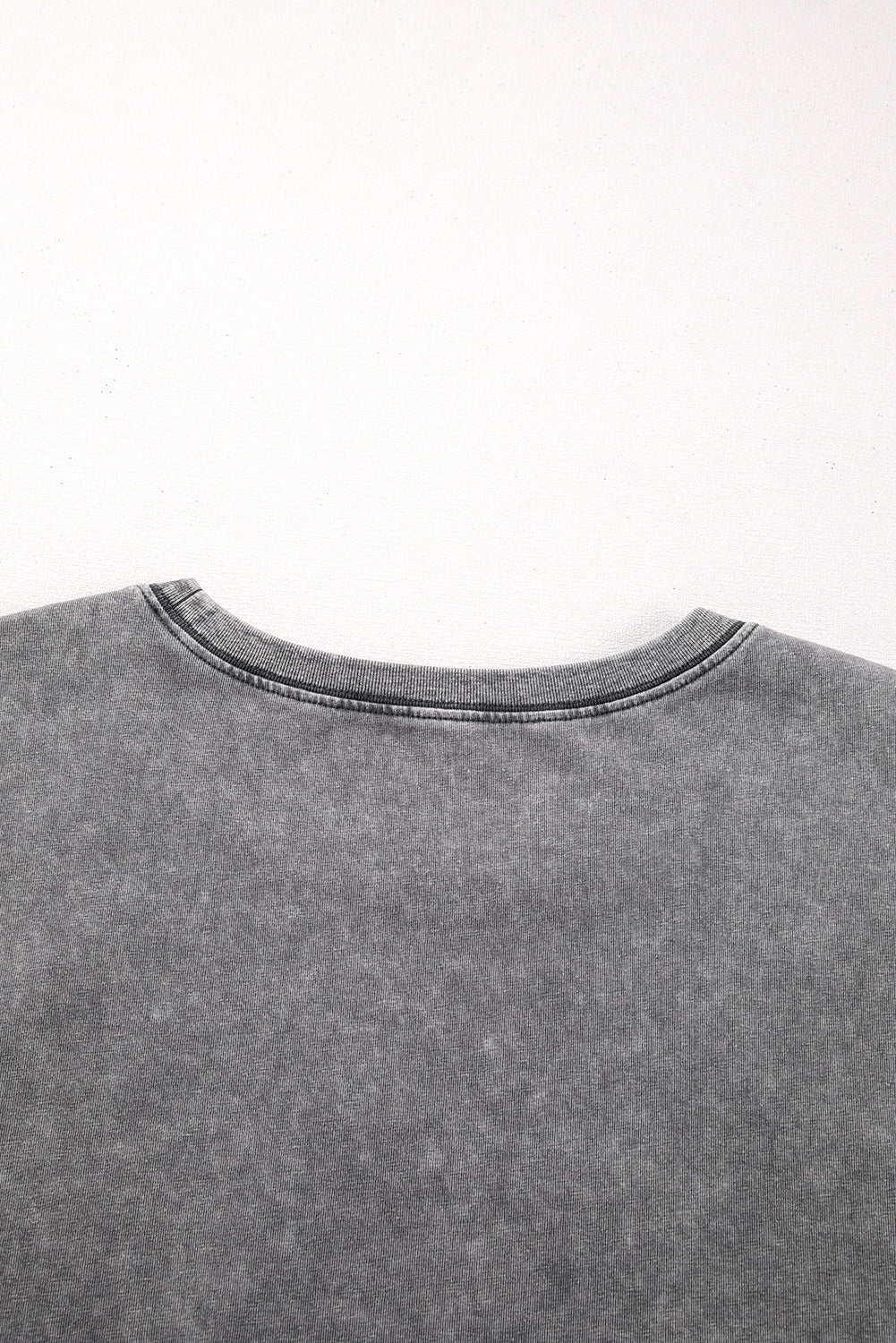 Gray Half Sleeve Vintage T Shirt