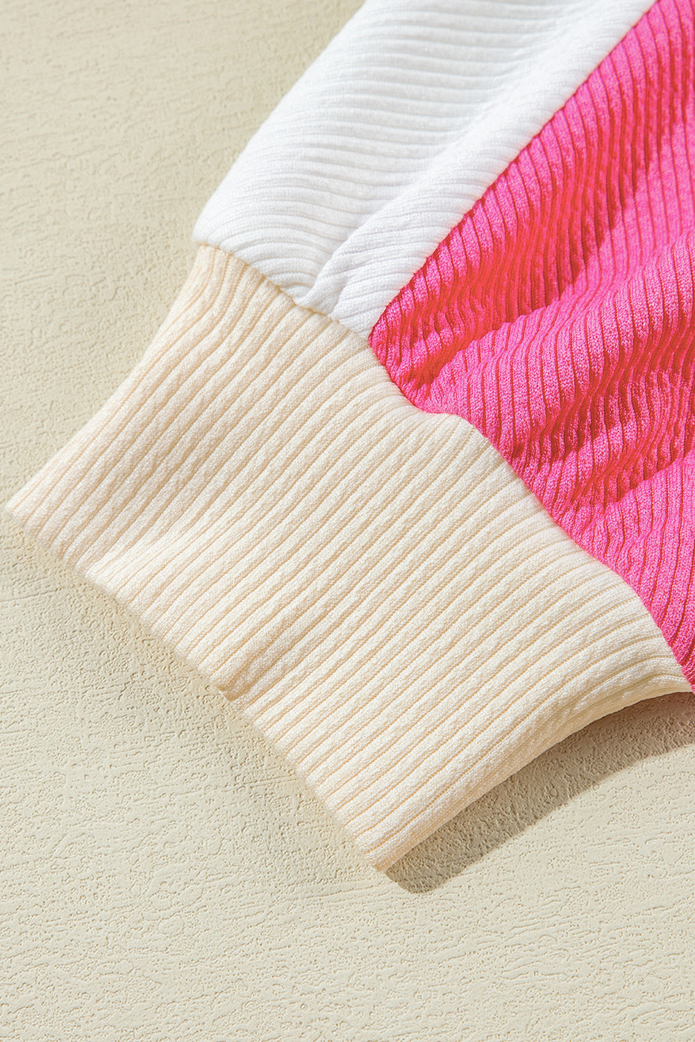 Oversized Henley Sweatshirt