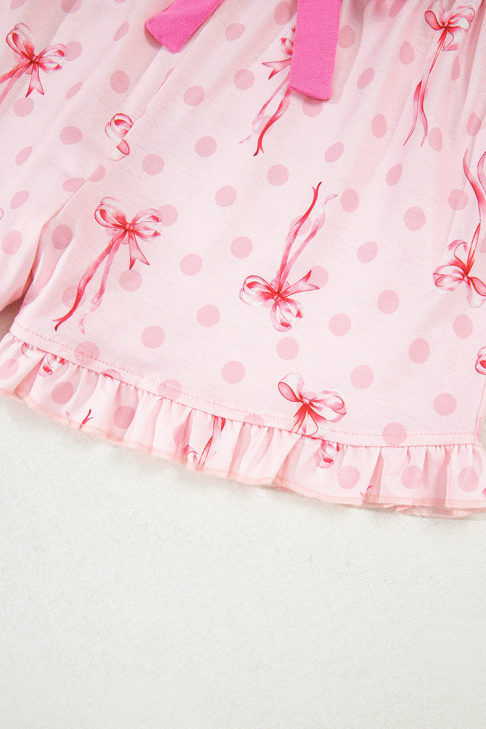 Cherry Print Pajama Set