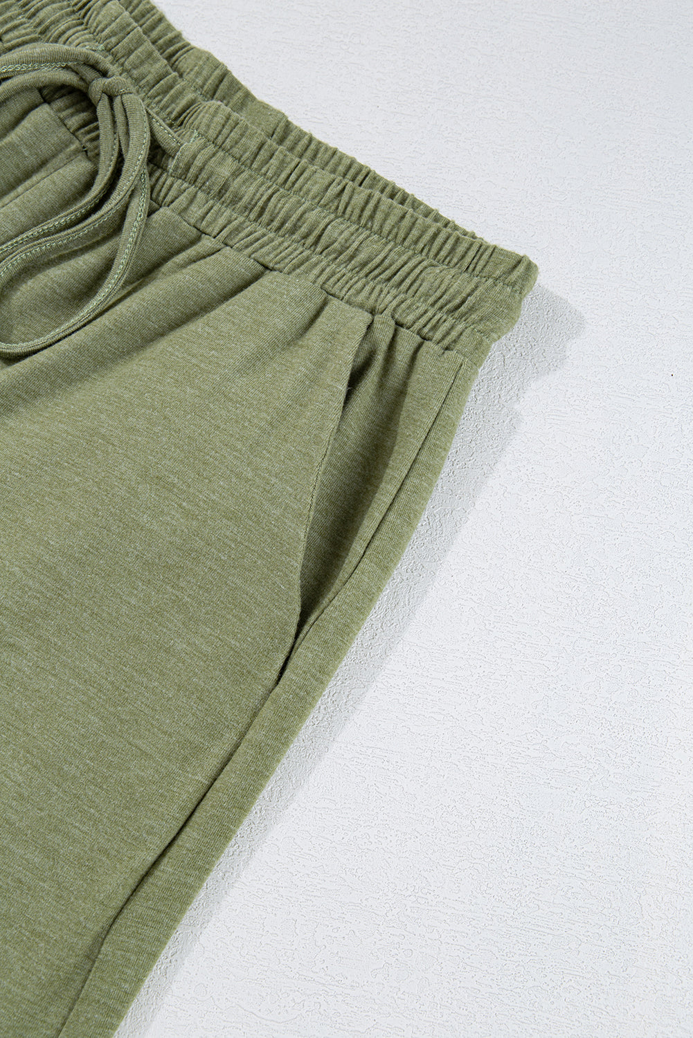 Dune Solid Color Ruffle Wide Leg Pants