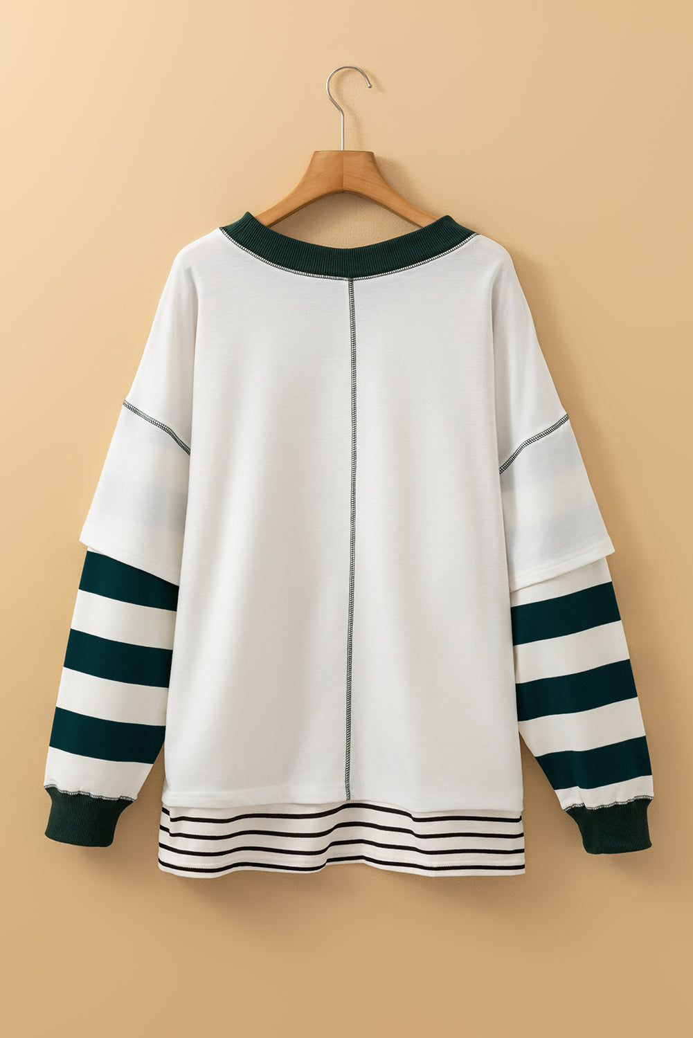 White Bowknot Pattern Game Day Sweatshirt