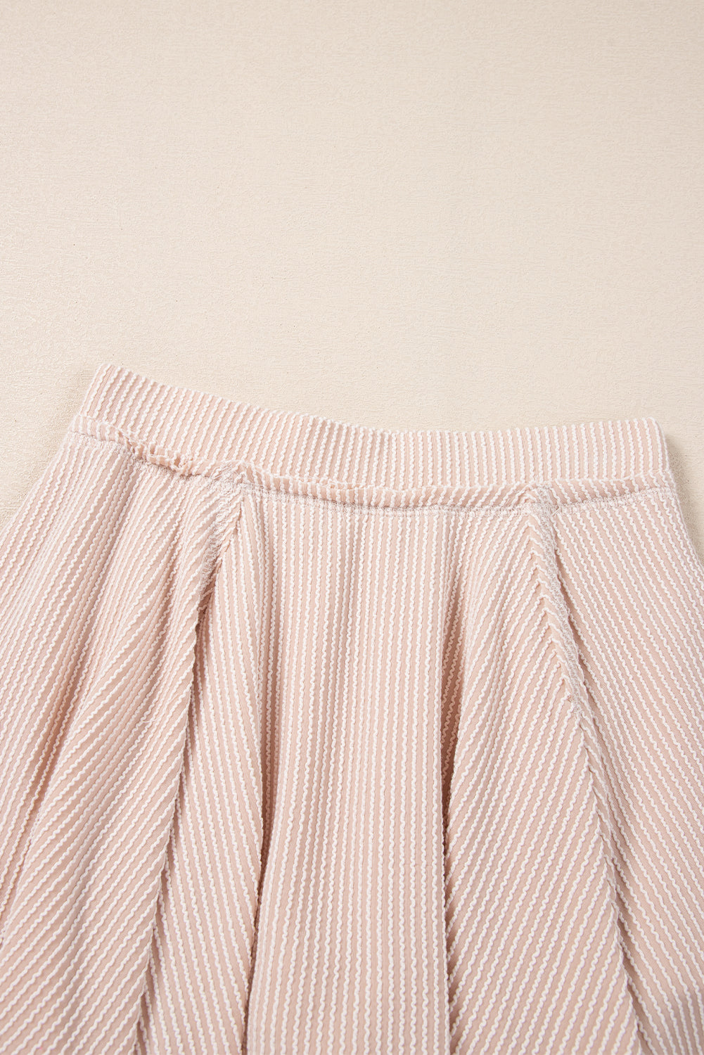 Sky Blue Sleeve Pullover Ruffle Mini Skirt Set