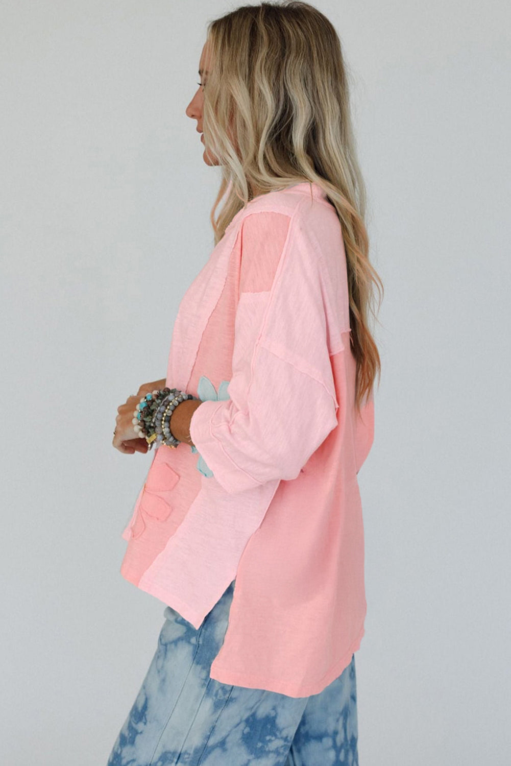 Pink Flower Top