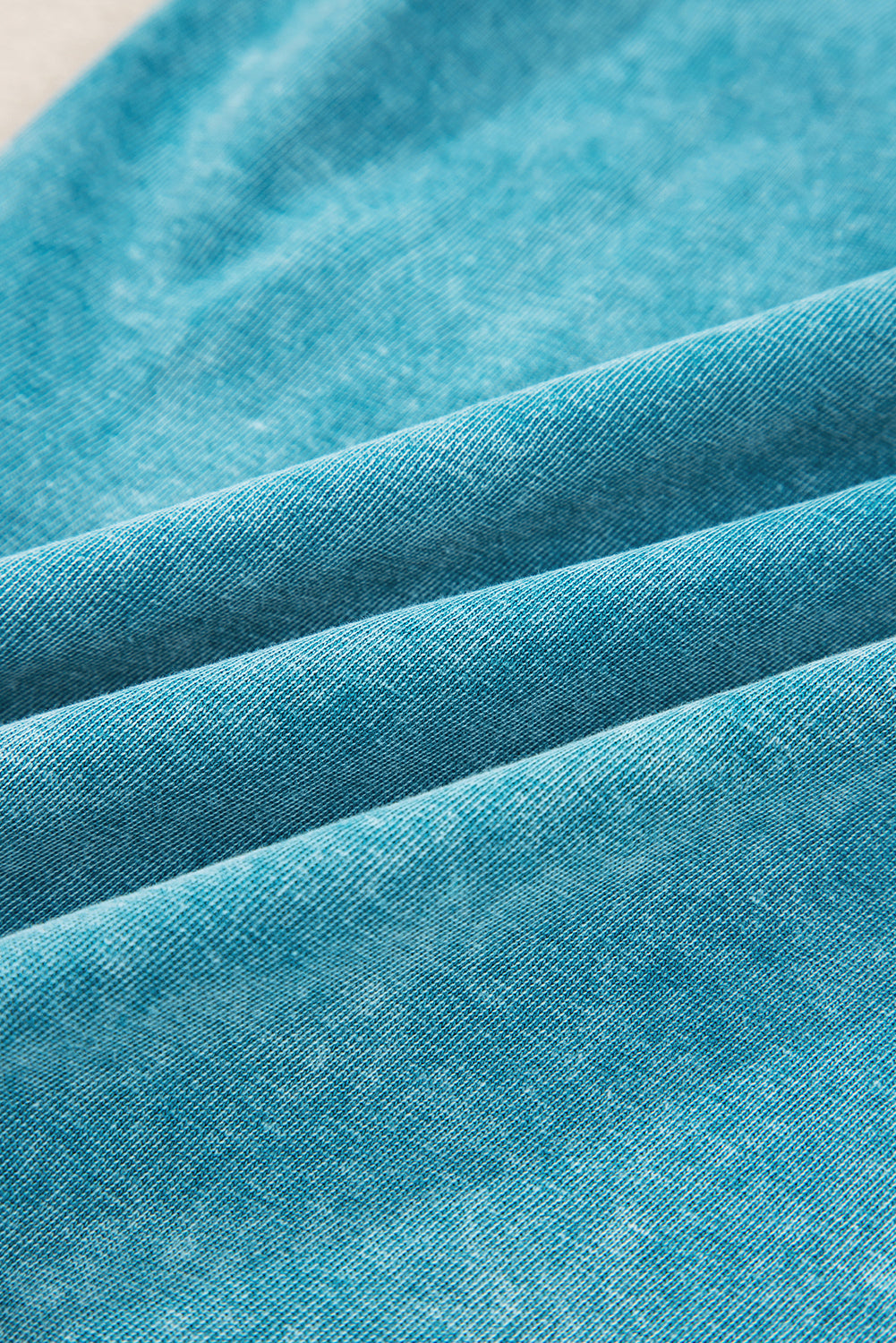 Lapis  High Waist Raw Hem Pants